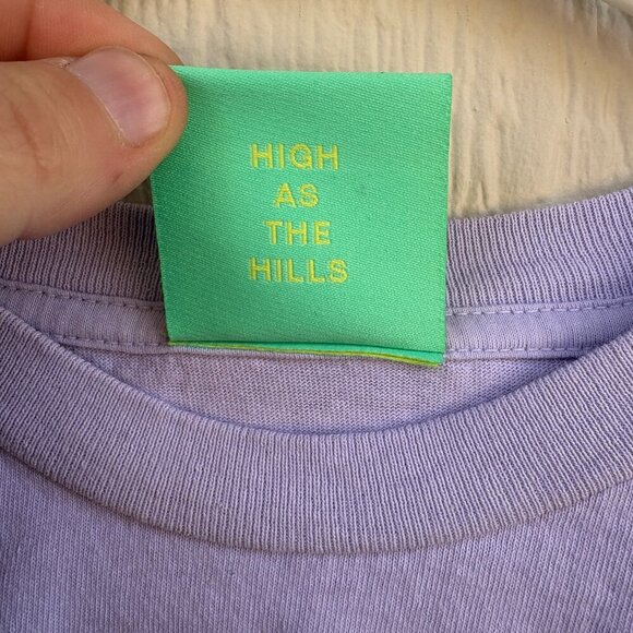 Hikerdelic Long Sleeve T-Shirt Lavender Men's Large Outdoor Gorpcore USA Hippie - Picture 3 of 8